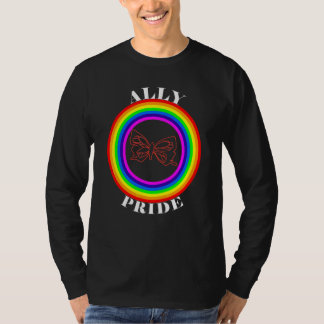 Camiseta Orgullo Aliado Igualdad LGBTQ Arcoíris Lesbiana Ga