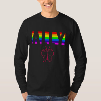 Camiseta Orgullo Aliado LGBTQ Igualdad Arcoíris Lesbiana Ga