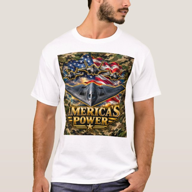 Camiseta orgullo americano (Anverso)
