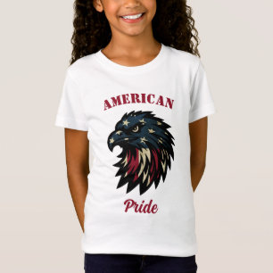 Camiseta Orgullo americano, águila azul rojo patriótica