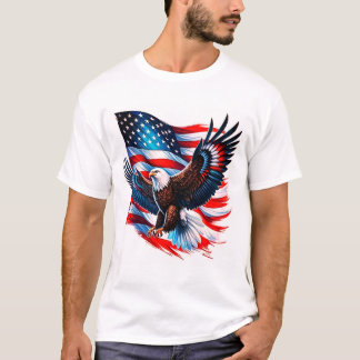 Camiseta Orgullo americano - Bandera de los Estados Unidos
