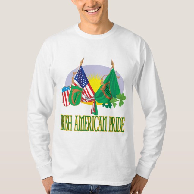 Camiseta Orgullo americano irlandés (Anverso)