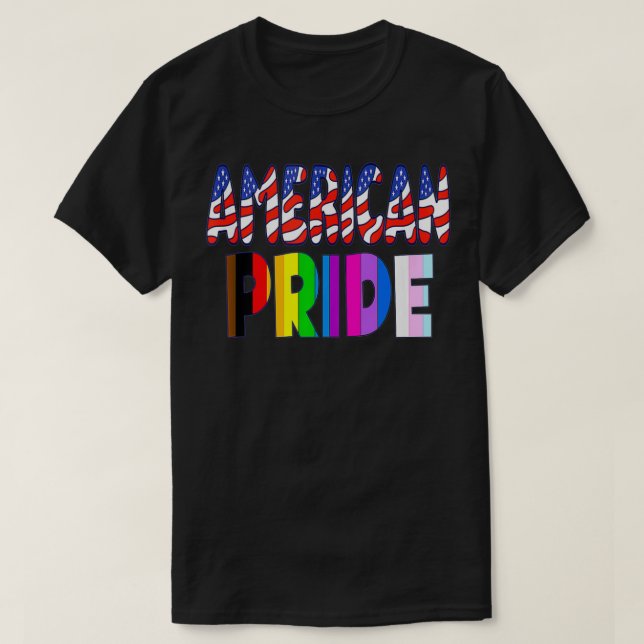 Camiseta Orgullo americano Mes de Orgullo LGBTQ+ América 4  (Diseño del anverso)