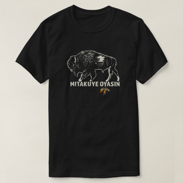 Camiseta Orgullo americano nativo I Teton Sioux N (Diseño del anverso)