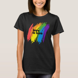 Camiseta Orgullo Amor Amor Arcoiris LGBT
