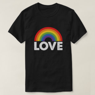 Camiseta Orgullo Amor es Amor Igualdad Gay Arcoiris LGBTQ 