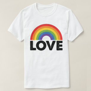 Camiseta Orgullo Amor es Amor Igualdad Gay Arcoíris LGBTQ 