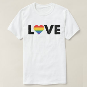 Camiseta Orgullo Amor es Amor Igualdad Gay Arcoiris LGBTQ