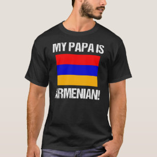 Camiseta Orgullo ancestral Papa armenio Armenia