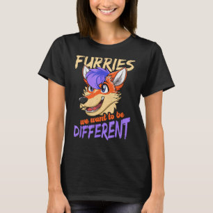 Camiseta Orgullo animal Furio Diferente Pers de Furry de co