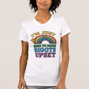 Camiseta Orgullo Antiguo de los intolerantes Molesta Diseño