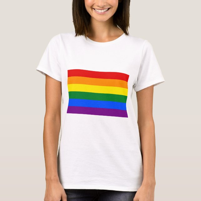 Camiseta Orgullo arcoiris (Anverso)