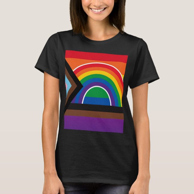 Camiseta Orgullo Arcoíris  (Anverso)