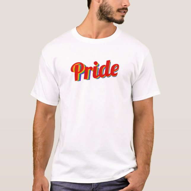 Camiseta Orgullo arcoiris (Anverso)