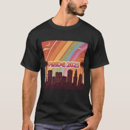 Camiseta Orgullo arcoiris 2025 por el retro de la ciudad