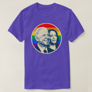 Camiseta Orgullo arcoiris Biden Harris