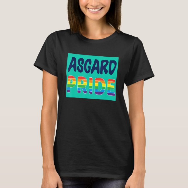 Camiseta Orgullo Arcoíris de Asgard Lgbt Pride 3 (Anverso)