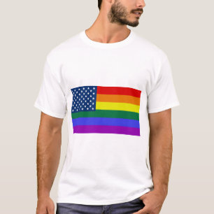 Camiseta Orgullo arcoiris de Estados Unidos