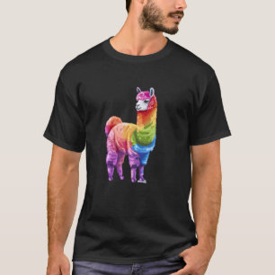 Camiseta Orgullo arcoiris de Llama Alpaca