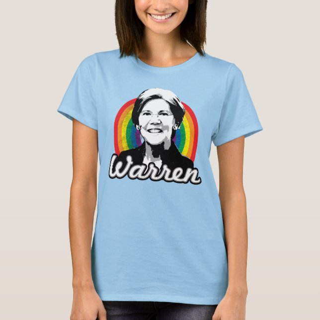 Camiseta Orgullo arcoíris de Warren (Anverso)