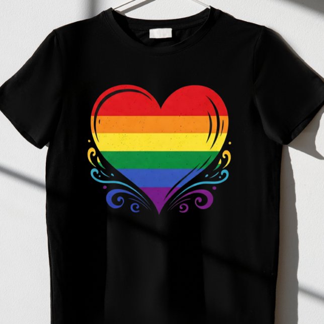 Camiseta Orgullo arcoiris LGBTQ Hombres (Subido por el creador)