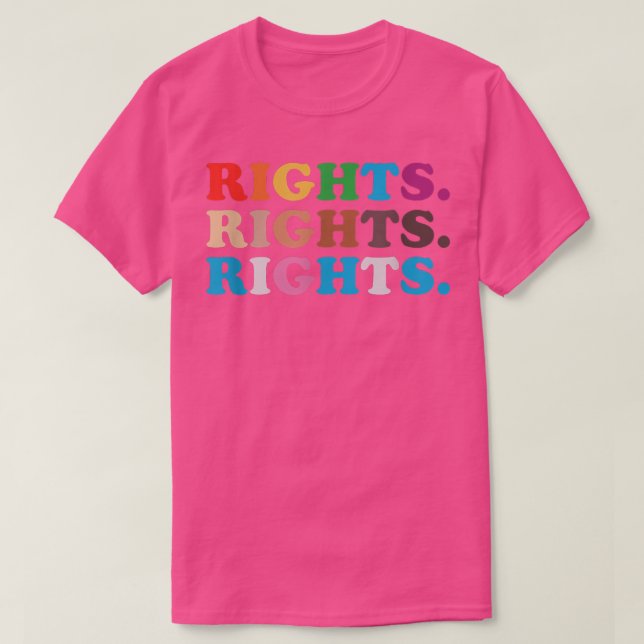 Camiseta Orgullo arcoiris Mes de sutil orgullo Lgbt Derecho (Diseño del anverso)