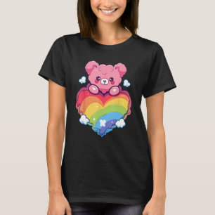 Camiseta Orgullo arcoiris Teddy Bear LGBTQ+ Gay Lesbian Que