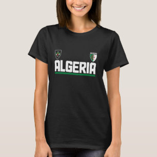 Camiseta Orgullo argelino Bandera africana patrimonio de ra