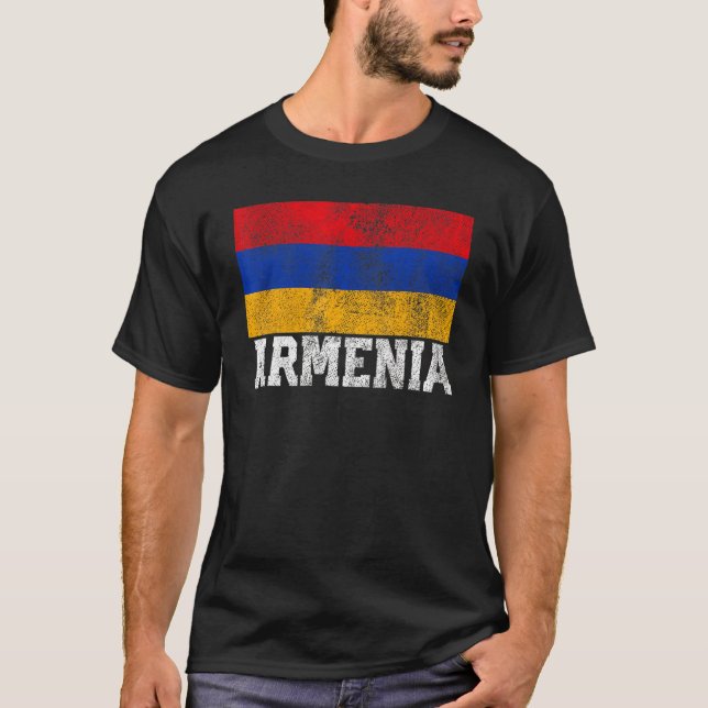 Camiseta Orgullo armenio arraiga en la nación familiar del  (Anverso)
