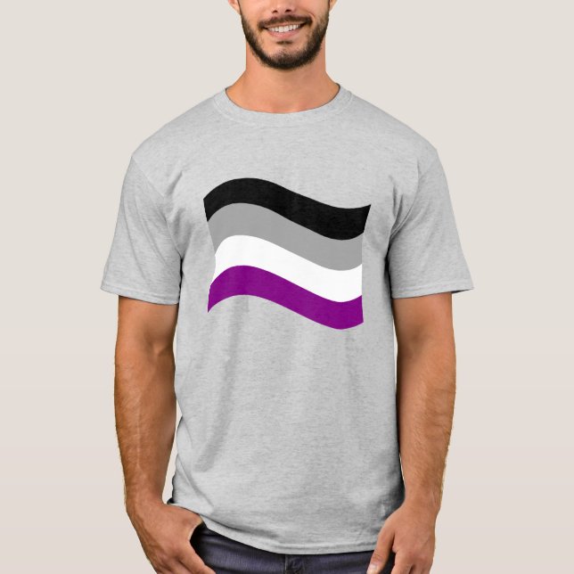 Camiseta Orgullo asexual (Anverso)