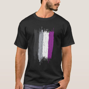 Camiseta Orgullo asexual Arte Lgbt Lgbtqia Humanos Respeto