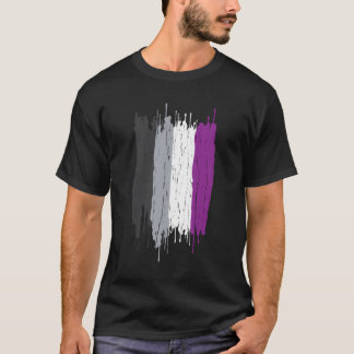 Camiseta Orgullo asexual Arte Lgbt Lgbtqia Humanos Respeto 