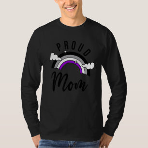 Camiseta Orgullo asexual madre orgullosa esposa Rainbow Lgb