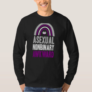 Camiseta Orgullo asexual no binario incómodo asexual bohemi