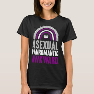 Camiseta Orgullo asexual panromántico incómodo asexual bohe