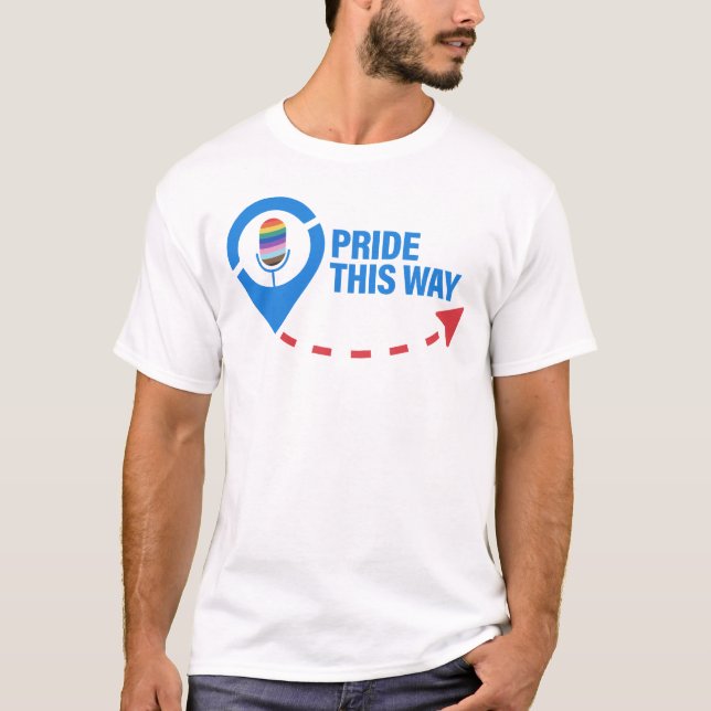 Camiseta Orgullo así: 'Ponemos la vodka en vodcast' (Anverso)