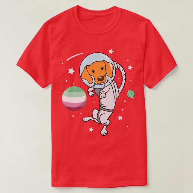 Camiseta Orgullo Astronauta Abroseual Perro  (Diseño del anverso)