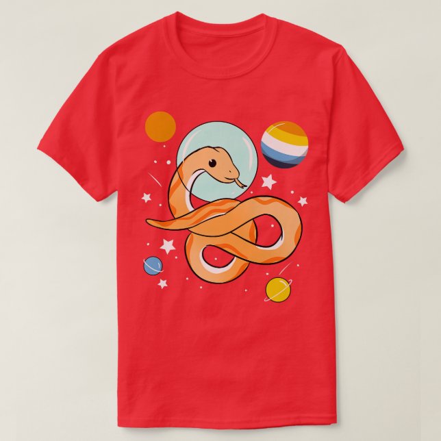 Camiseta Orgullo Astronauta de Serpiente (Diseño del anverso)