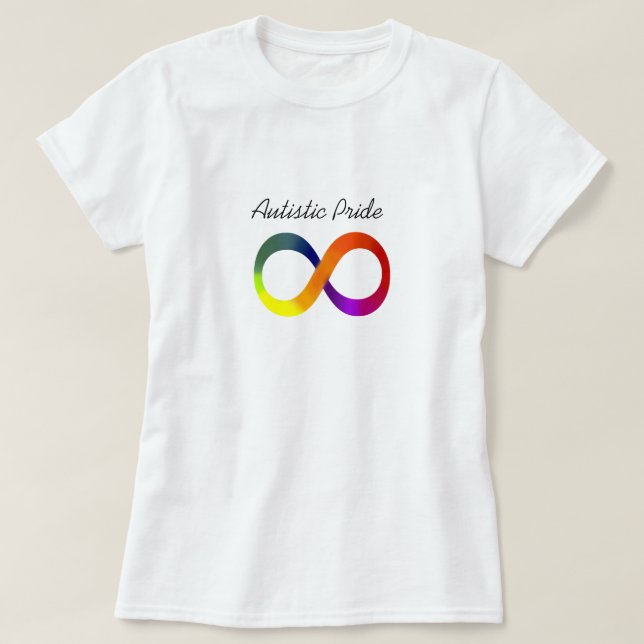 Camiseta Orgullo autístico (Diseño del anverso)