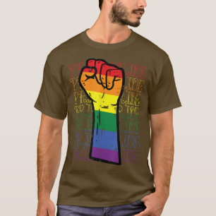 Camiseta Orgullo Bandera Arcoiris Primero aliado directo Ga