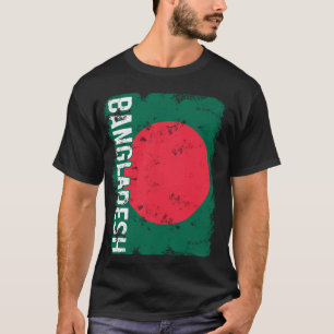 Camiseta Orgullo bangladesí por la bandera de Bangladesh