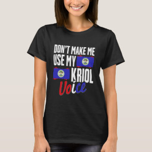 Camiseta Orgullo beliceño y patrimonio beliceño, belice his