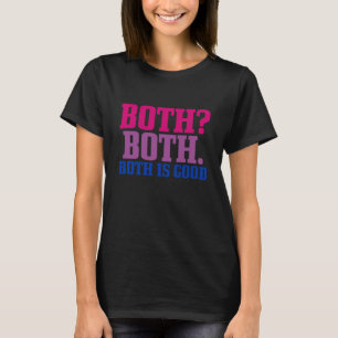 Camiseta Orgullo bisexual, ambos son una buena bandera bi, 