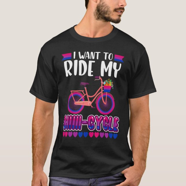 Camiseta Orgullo bisexual bi puns lgbt (Anverso)