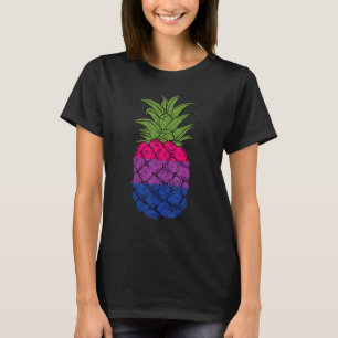 Camiseta Orgullo bisexual de piña con orgullo LGBTQ