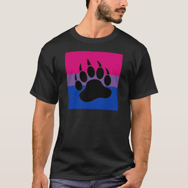 Camiseta Orgullo bisexual del oso (Anverso)