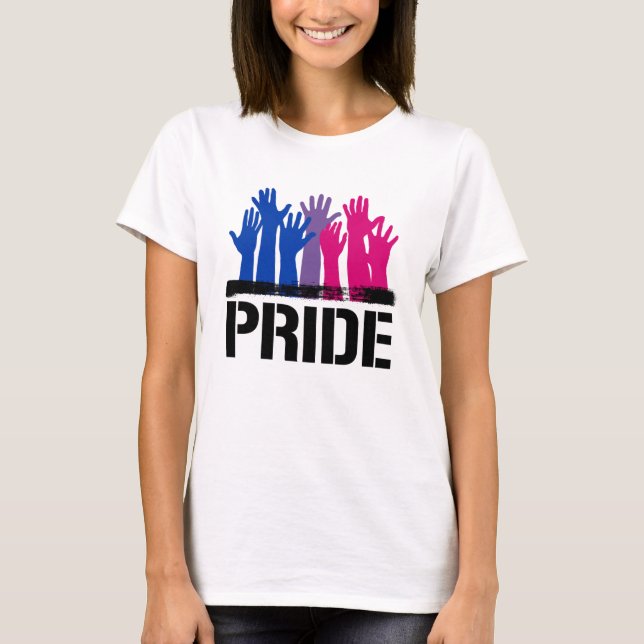 Camiseta Orgullo Bisexual Juntos (Anverso)