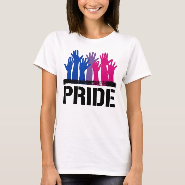 Camiseta Orgullo Bisexual Juntos (Anverso)