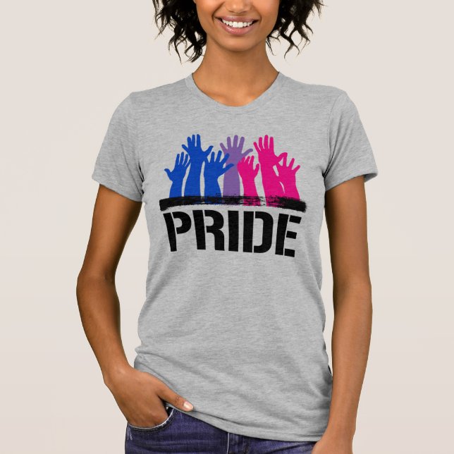 Camiseta Orgullo Bisexual Juntos (Anverso)