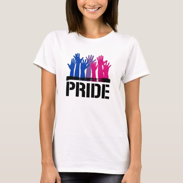 Camiseta Orgullo Bisexual Juntos (Anverso)